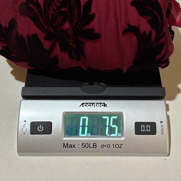 Sundance Women Burnout Velvet Peasant Blouse Top Sz L Burgundy Whimsigoth Fairy - Picture 12 of 12